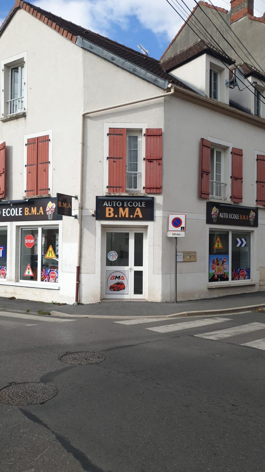 Façade de l'auto-école BMA Permis à Château-Thierry